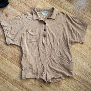 Bucket List Oversized Romper - Size Large